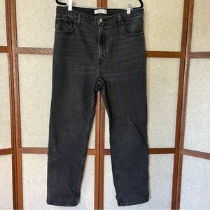 Abercrombie & Fitch Black Straight Leg Jeans